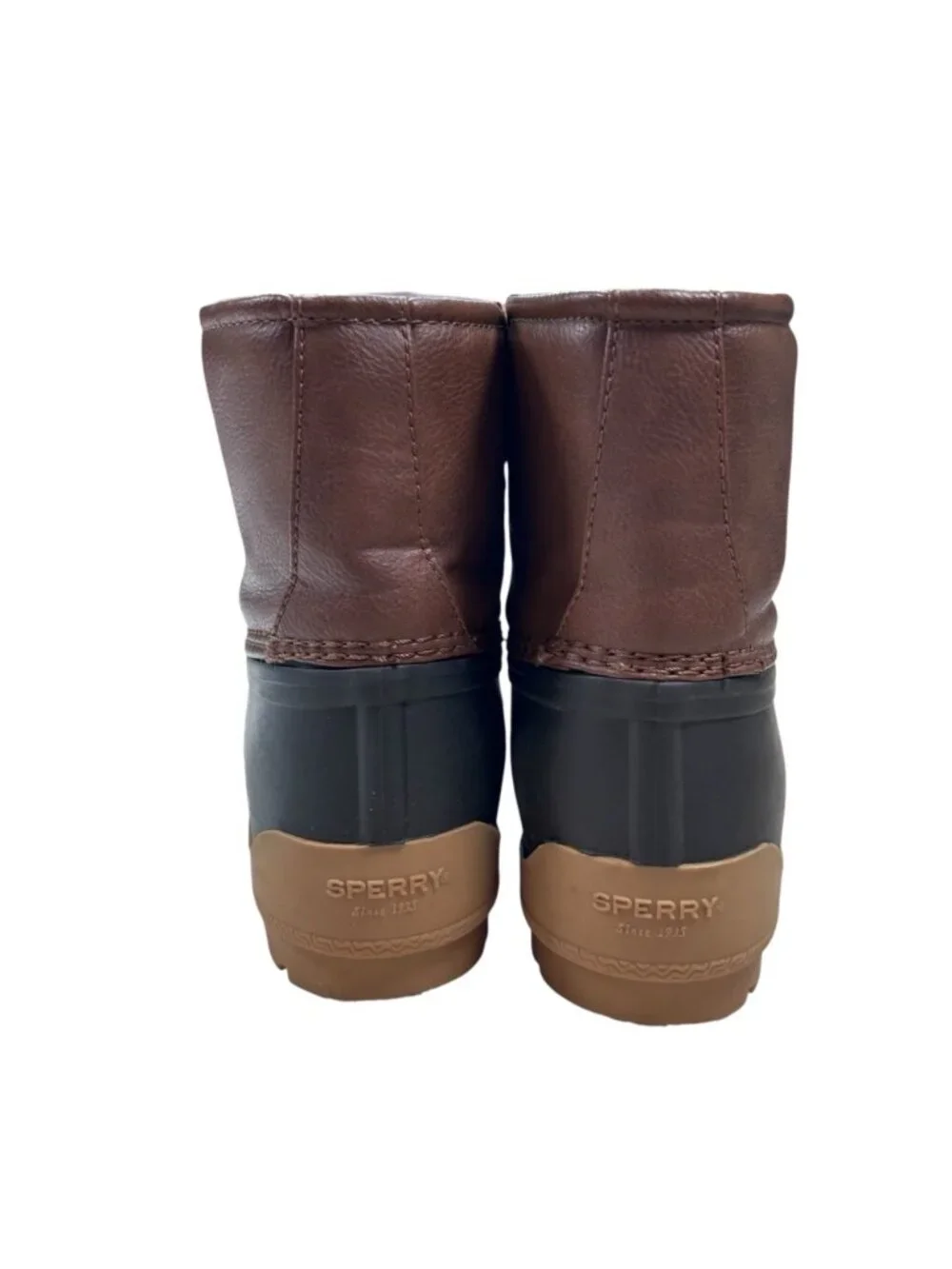 Sperry Port Boot 4M Youth Brown Duck Boot Outdoors Hiking